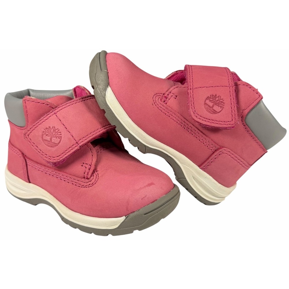 Timberland Toddler Girls Timber Tykes Hook & Loop Winter Waterproof Boots Size 5